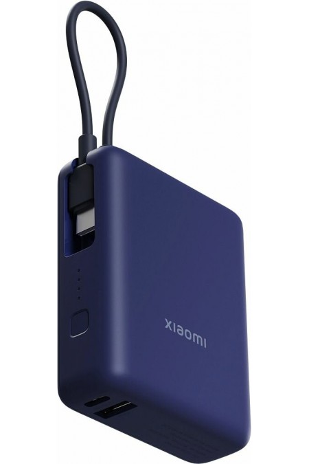 Портативный аккумулятор Xiaomi 33W Power Bank 10000mAh (Integrated Cable) (BHR9341GL) (голубой) 2