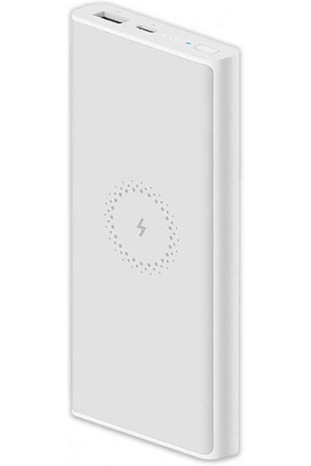 Портативный аккумулятор Xiaomi Mi Power Bank Wireless Youth Edition 10000mAh (WPB15PDZM) (белый) 1