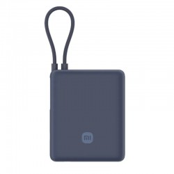 Портативный аккумулятор Xiaomi PB1033MI 33W встроенный кабель USB-C 10000mAh (синий)