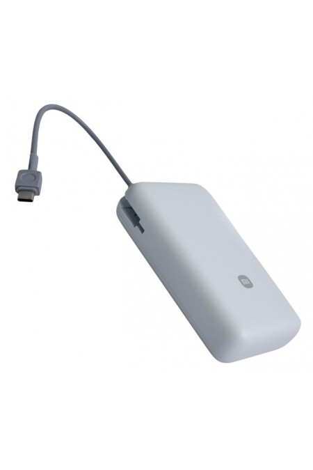Портативный аккумулятор Xiaomi PB2033 33W встроенный кабель USB-C 20000mAh (белый) 2