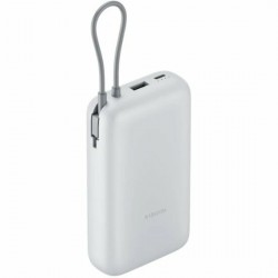 Портативный аккумулятор Xiaomi Power Bank 20000mAh (Integrated Cable) (BHR9738GL) (светло-серый)