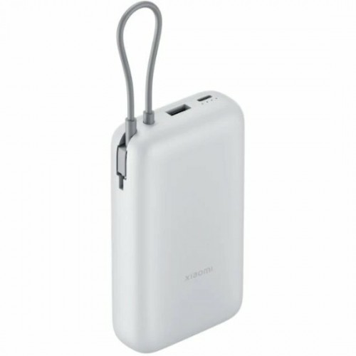Портативный аккумулятор Xiaomi Power Bank 20000mAh (Integrated Cable) (BHR9738GL) (светло-серый) 