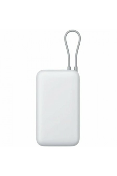 Портативный аккумулятор Xiaomi Power Bank 20000mAh (Integrated Cable) (BHR9738GL) (светло-серый) 2