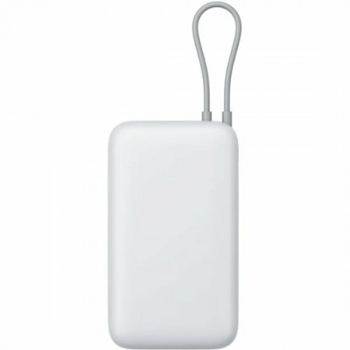 Портативный аккумулятор Xiaomi Power Bank 20000mAh (Integrated Cable) (BHR9738GL) (светло-серый) 2
