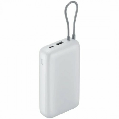 Портативный аккумулятор Xiaomi Power Bank 20000mAh (Integrated Cable) (BHR9738GL) (светло-серый) 3
