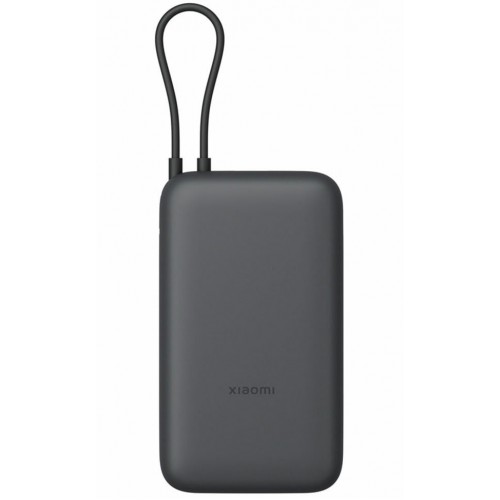Портативный аккумулятор Xiaomi Power Bank 20000mAh (Integrated Cable) (BHR9740GL) (темно-серый) 