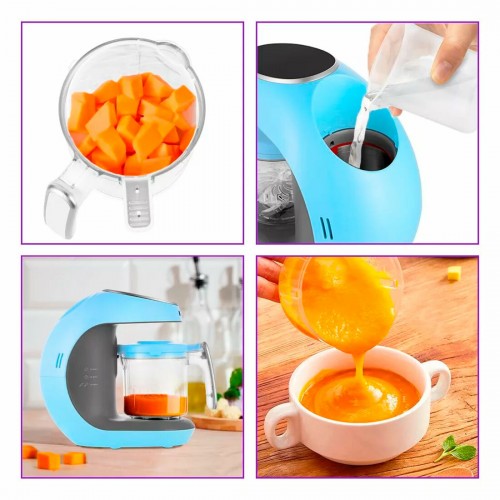 Блендер-пароварка Kitfort КТ-2322-2 (голубой) 6