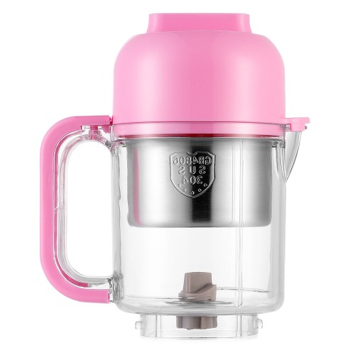 Блендер-пароварка Kitfort КТ-2326-1 (белый/розовый) 5