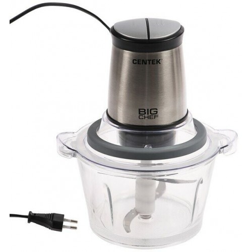 Измельчитель CENTEK CT-1394 (серебристый/черный) 3