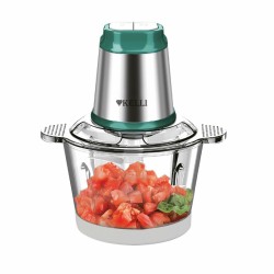 Измельчитель Kelli KL-5133 (серебристый/зеленый)