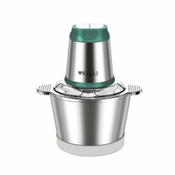 Измельчитель Kelli KL-5134 (серебристый/зеленый)