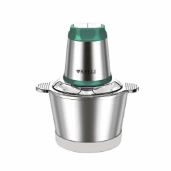 Измельчитель Kelli KL-5134 (серебристый/зеленый)