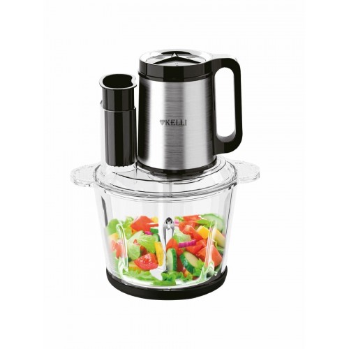 Измельчитель Kelli KL-5220 (серебристый/черный) 