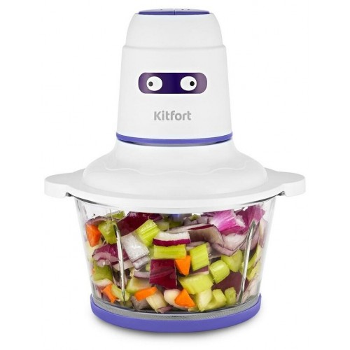 Измельчитель Kitfort КТ-3050-1 (белый/фиолетовый) 1