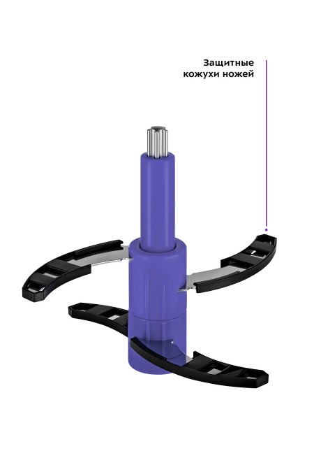 Измельчитель Kitfort КТ-3050-1 (белый/фиолетовый) 2