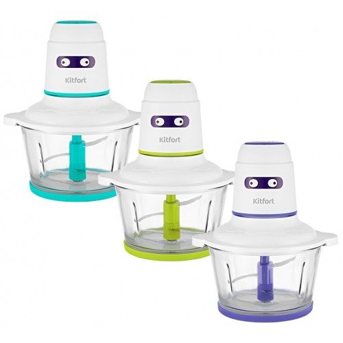 Измельчитель Kitfort КТ-3050-1 (белый/фиолетовый) 7