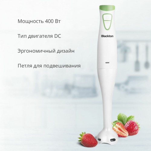 Погружной блендер Blackton Bt HB400P (белый/зеленый) 1