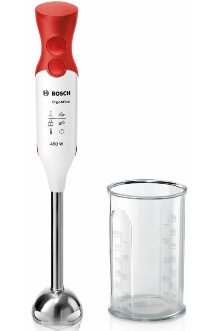 Погружной блендер Bosch MSM 64010 (белый/красный) 