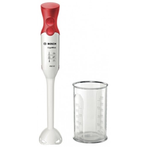 Погружной блендер Bosch MSM 64010 (белый/красный) 