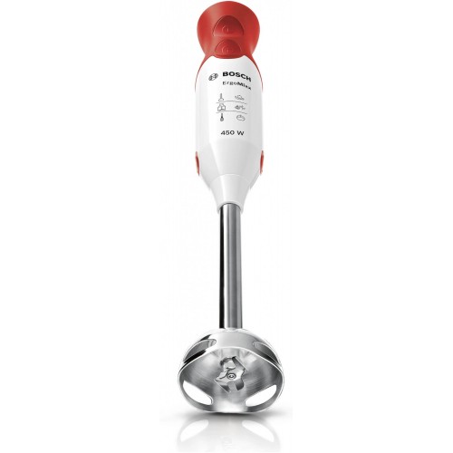 Погружной блендер Bosch MSM 64010 (белый/красный) 4