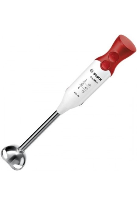 Погружной блендер Bosch MSM 64110 (белый/красный) 1