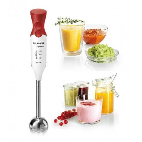 Погружной блендер Bosch MSM 64110 (белый/красный) 7