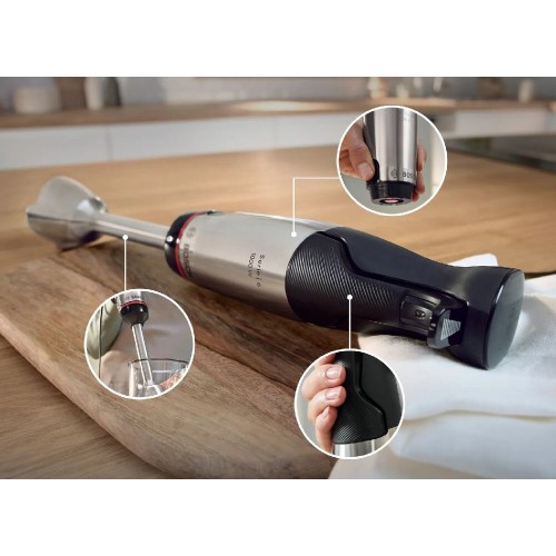 Погружной блендер Bosch MSM6M610 (нержавеющая сталь/черный) 4