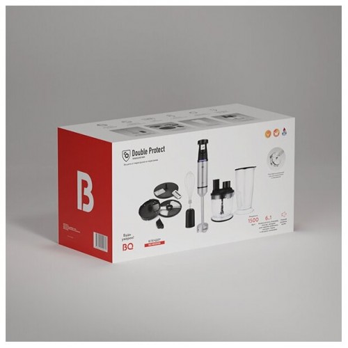 Погружной блендер BQ HB1231SS (черный) 1