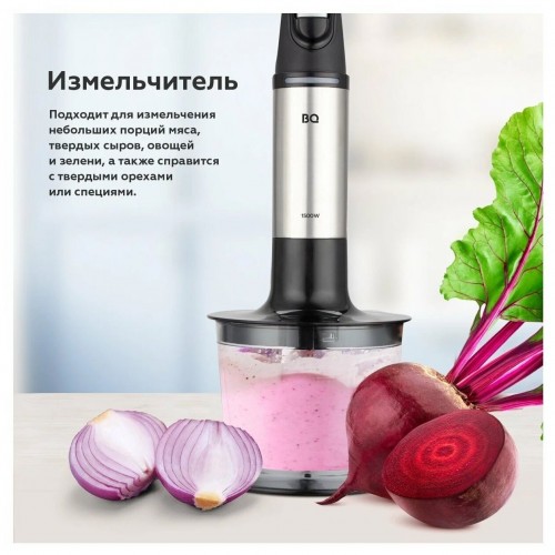 Погружной блендер BQ HB1232SS (черный/серебристый) 3