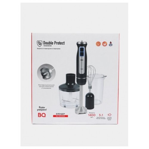 Погружной блендер BQ HB1233SS (черный/стальной) 2