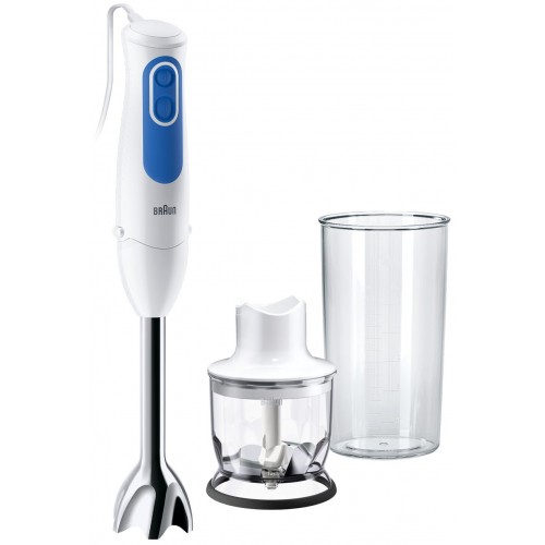 Погружной блендер Braun MQ 3020 Pesto (белый/синий) 
