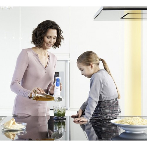 Погружной блендер Braun MQ 3025 Spaghetti (белый/синий) 8