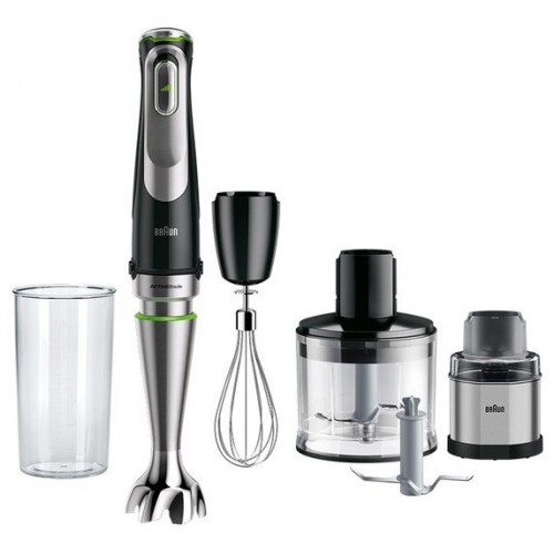 Погружной блендер Braun MQ 9138XI (черный/серебристый) 