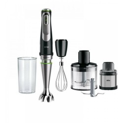 Погружной блендер Braun MQ 9138XI (черный/серебристый)