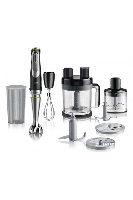 Погружной блендер Braun MQ9185XLI (черный/зеленый) 