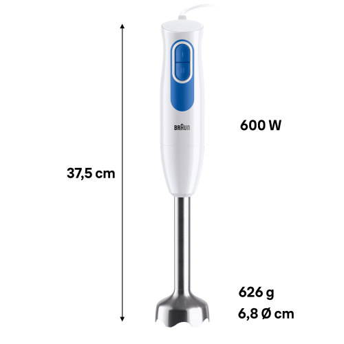 Погружной блендер Braun MultiQuick 2 MQ20.001 MWH (белый) 7