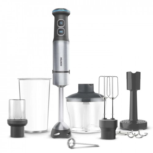 Погружной блендер CENTEK CT-1313 (серебристый/черный) 4