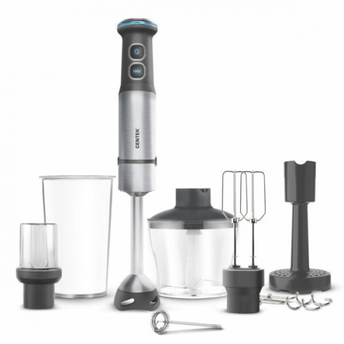 Погружной блендер CENTEK CT-1317 (серебристый/черный) 8