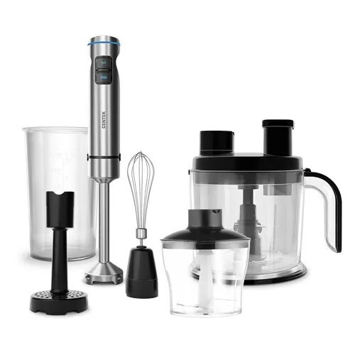 Погружной блендер CENTEK CT-1317 (серебристый/черный) 9