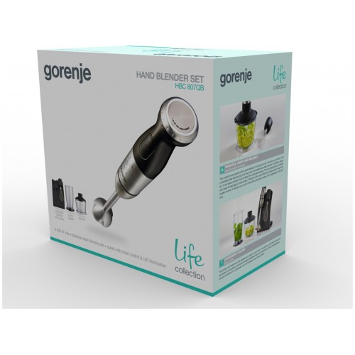 Погружной блендер Gorenje HBC807QB (черный) 2