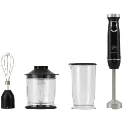 Погружной блендер Hyundai HYB-H3845 (черный/серебристый) 