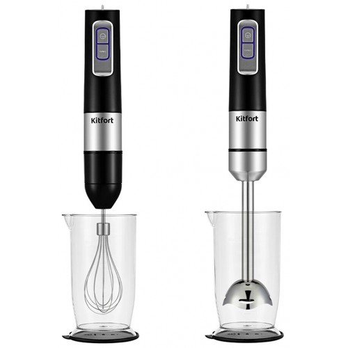 Погружной блендер Kitfort КТ-3052 (черный/серебристый) 1