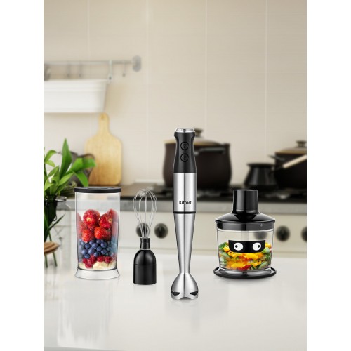 Погружной блендер Kitfort КТ-3503 (серебристый/черный) 8