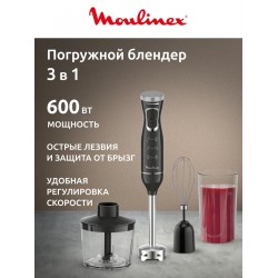 Погружной блендер Moulinex DD5R38F0 (черный)