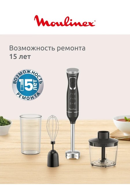Погружной блендер Moulinex DD5R38F0 (черный) 6