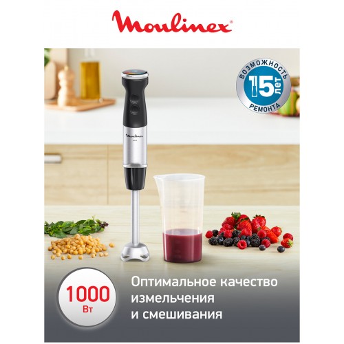 Погружной блендер Moulinex Quickchef+ DD67L810 (черный/серый) 2