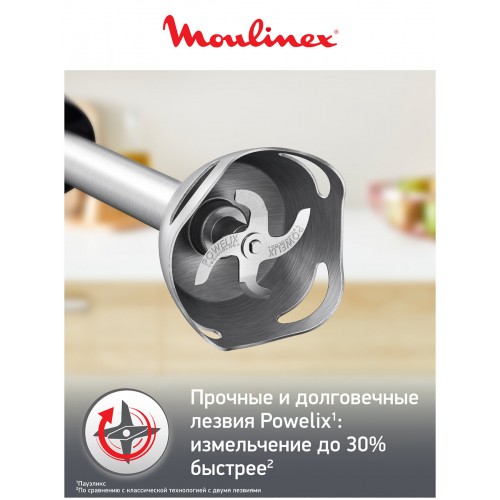 Погружной блендер Moulinex Quickchef+ DD67L810 (черный/серый) 3