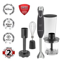 Погружной блендер Polaris PHB 1380 Silent (серый/серебристый)