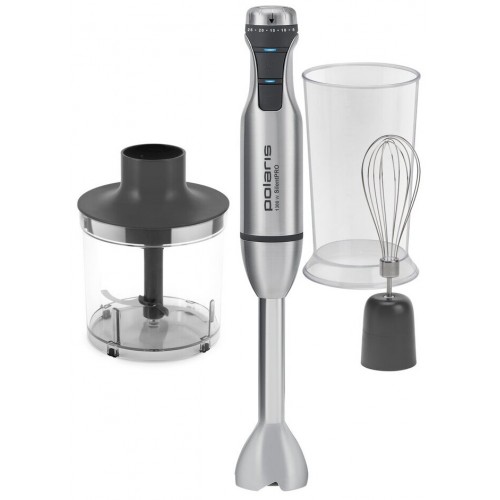 Погружной блендер Polaris PHB 1382L Silent (серебристый) 