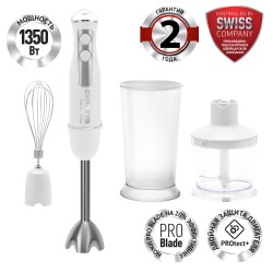 Погружной блендер Polaris PHB 1385 (белый)